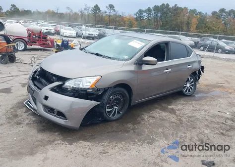 2015 Nissan Sentra Fe+ S/S/Sl/Sr/Sv z USA, uszkodzony, nr VIN 3N1AB7AP2FY246813